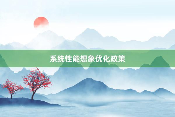 系统性能想象优化政策