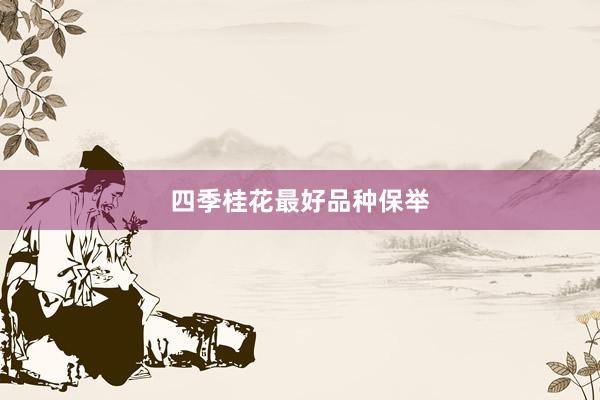 四季桂花最好品种保举